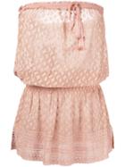 Melissa Odabash Adela Beach Dress, Women's, Size: Medium, Nude/neutrals, Polyester