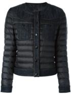 Moncler - Collarless Padded Jacket - Women - Cotton/feather Down - 2, Black, Cotton/feather Down
