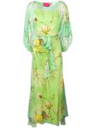 Blumarine Floral Print Dress - Green