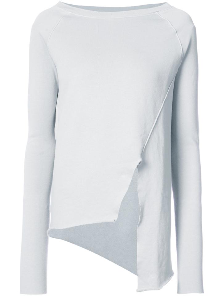 Frank & Eileen Asymmetric Sweatshirt - Grey