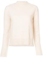Ryan Roche Crew Neck Jumper - Nude & Neutrals