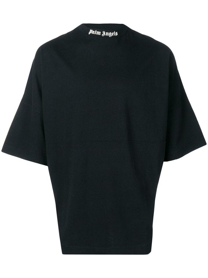 Palm Angels Oversized Logo T-shirt - Black