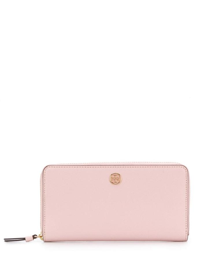 Tory Burch Robinson Zip-around Wallet - Pink