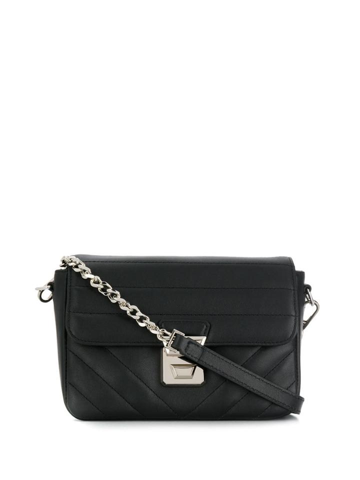 Lancaster Quilted Shoulder Bag - Black