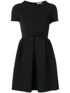 Miu Miu Fit And Flare Dress - Black