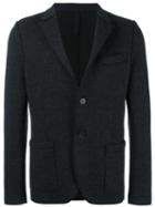 Harris Wharf London Classic Blazer, Men's, Size: 46, Grey, Virgin Wool/polyamide