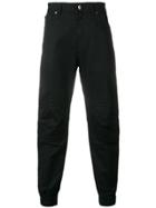 Versace Jeans Tapered Denim Trousers - Black