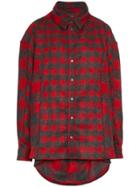 Y / Project Double Front Lumberjack Shirt - Red