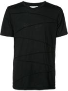 Private Stock Ribbed Detailing T-shirt - Black