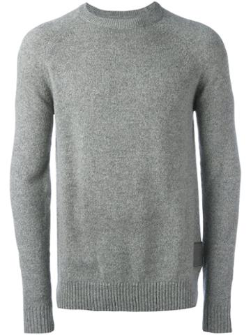 Barbour Heritage Crew Neck Jumper, Men's, Size: Xl, Grey, Wool