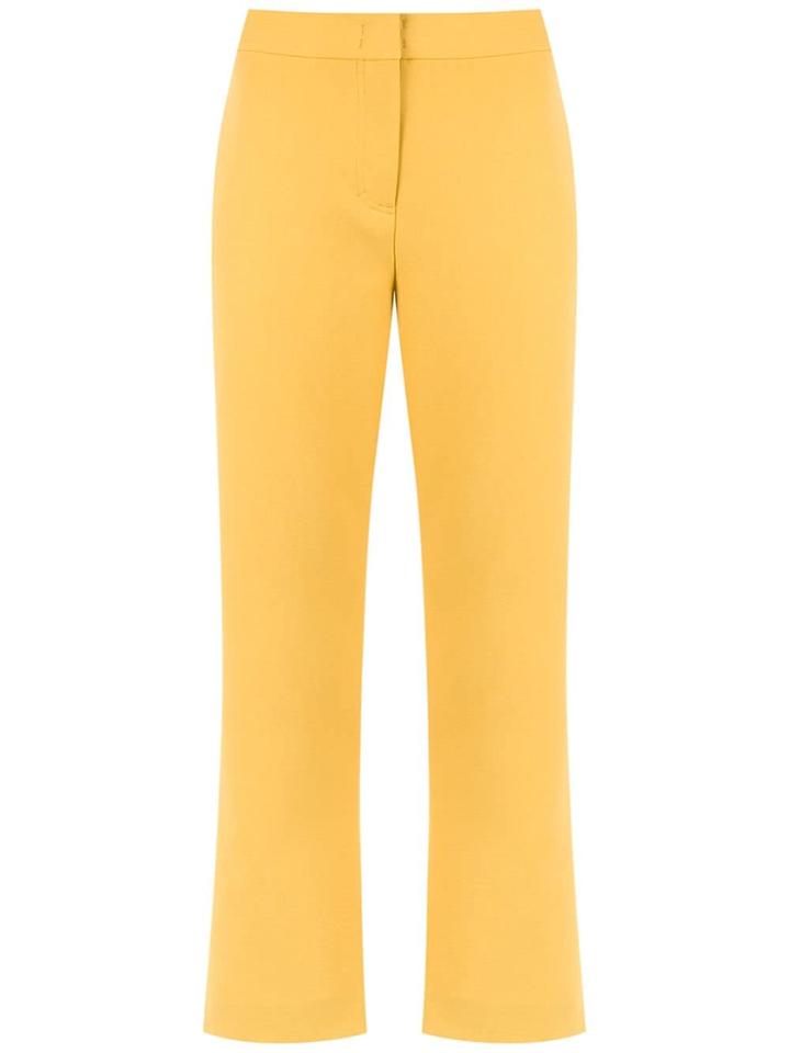 Nk Flared Trousers - Yellow