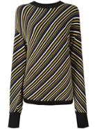 Aalto Diagonal Stripe Jumper, Women's, Size: 36, Wool