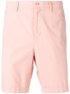 Burberry - Poplin Chino Shorts - Men - Cotton - 31, Pink/purple, Cotton