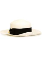 Federica Moretti Frufru Hat, Women's, White, Straw