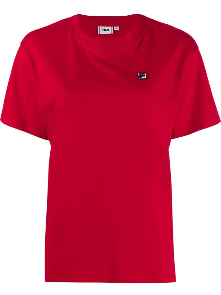 Fila Signature Crew Neck T-shirt - Red