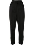 Escada Button Detail Trousers - Black
