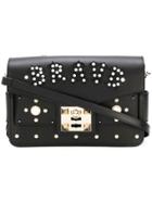 Salar Brave Embellished Shoulder Bag - Black
