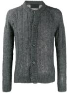Prada Open Knit Cardigan - Grey