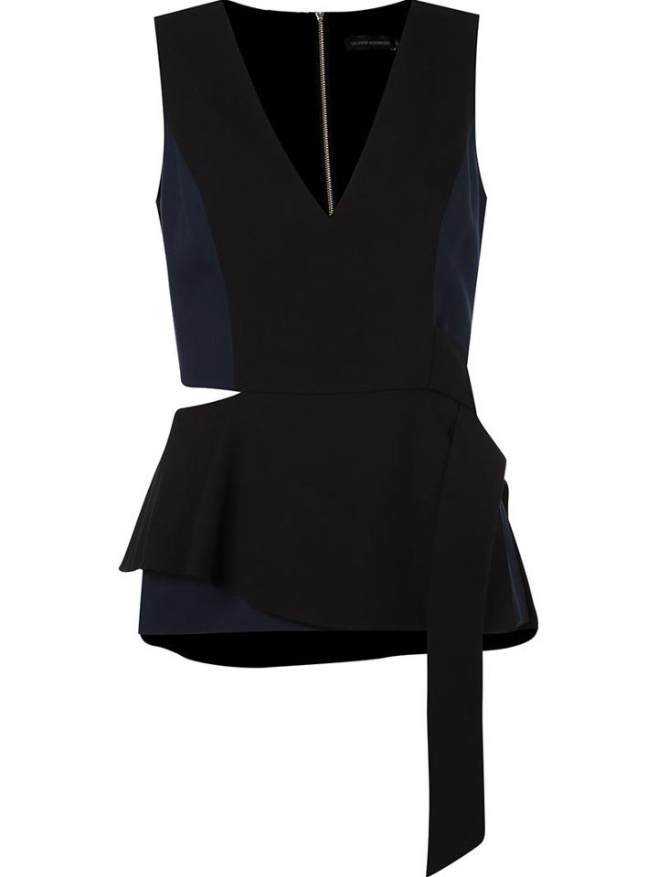 Giuliana Romanno V-neck Panelled Blouse