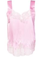 Givenchy Lace-embroidered Top - Pink & Purple