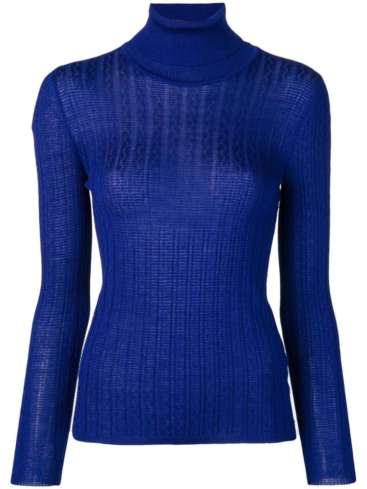 M Missoni Turtleneck Sweater - Blue