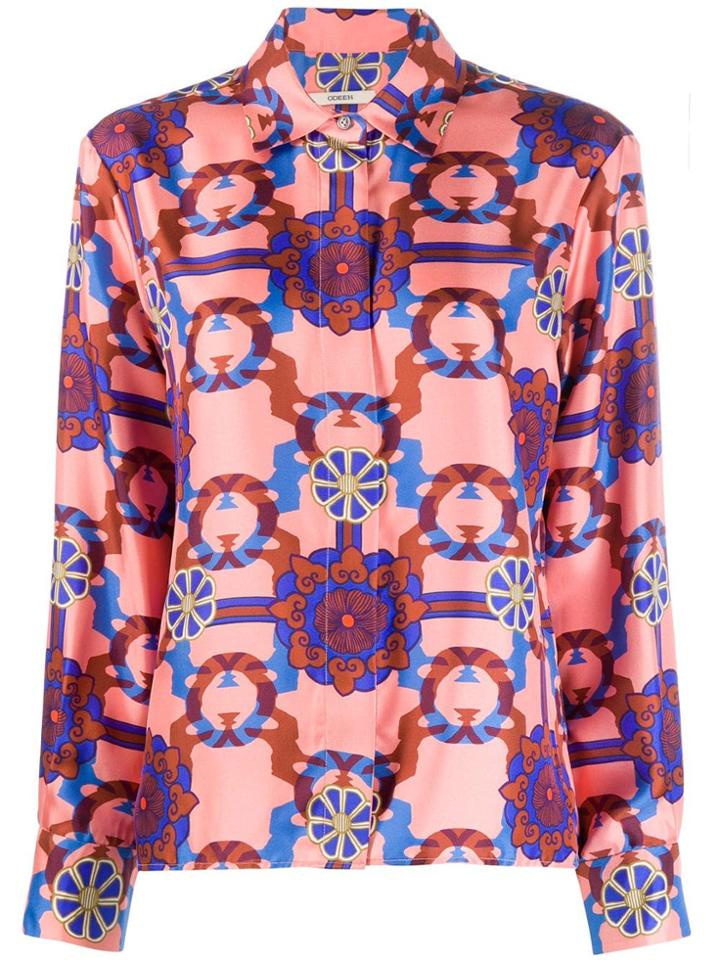 Odeeh Printed Shirt - Pink