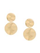 Isabel Marant Large Round Drop Earrings - Gold
