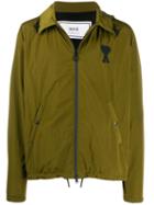 Ami Alexandre Mattiussi Ami De Coeur Windbreaker - Green