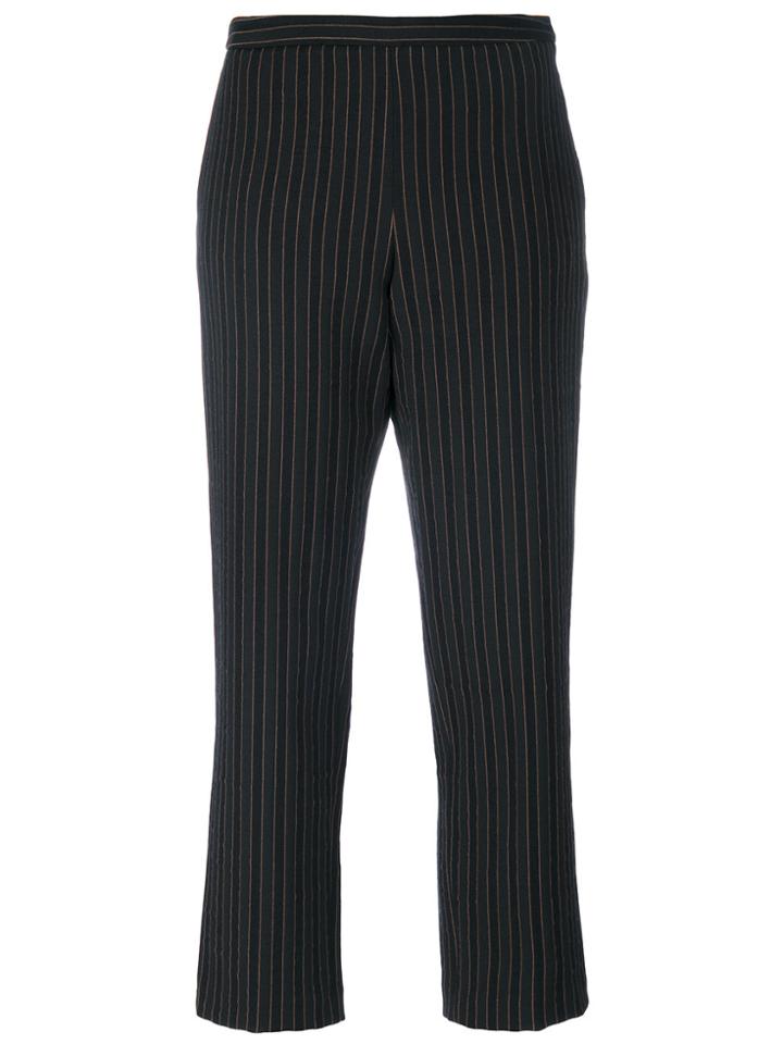 Antonio Marras Vertical Striped Trousers - Black