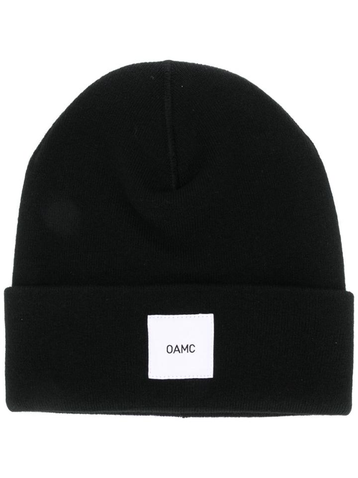Oamc Logo Patch Beanie - Black