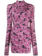 Isabel Marant Jisola Fitted Dress - Pink