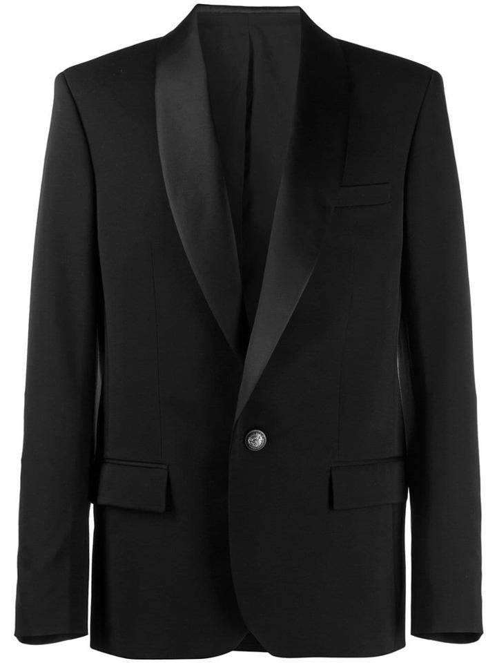 Balmain Single Button Dinner Jacket - Black