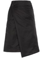 Ten Pieces X Rude Wrap Over Skirt - Black
