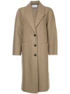 Harris Wharf London Oversized Patch Pocket Coat - Brown