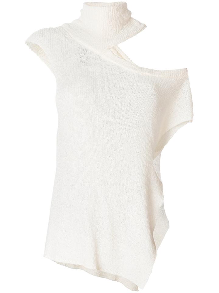 Ann Demeulemeester Asymmetric Top - Nude & Neutrals