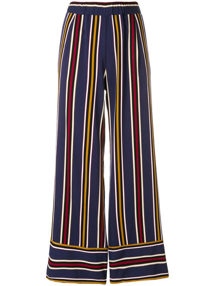 Roberto Collina Striped Trousers - Multicolour