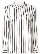 Asceno Striped Silk Shirt - Neutrals
