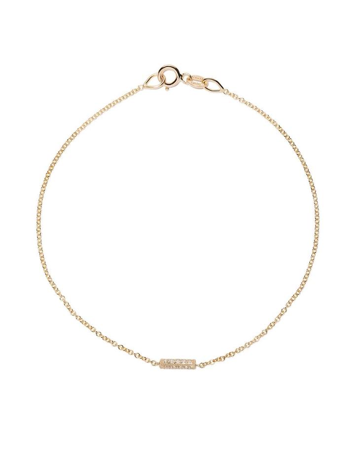Lizzie Mandler Fine Jewelry 18kt Yellow Gold Knife Edge Mini Diamond