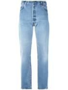 Re/done - Straight Cropped Jeans - Women - Cotton - 26, Blue, Cotton