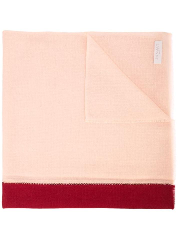 Janavi Cuba Knit Scarf - Pink