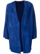 Salvatore Santoro Draped Fitted Jacket - Blue
