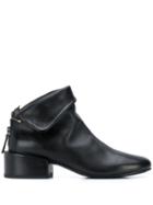 Marsèll Folded Top Ankle Boots - Black