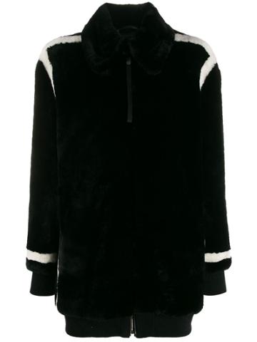 Mr & Mrs Italy Faux-fur Jacket - Black