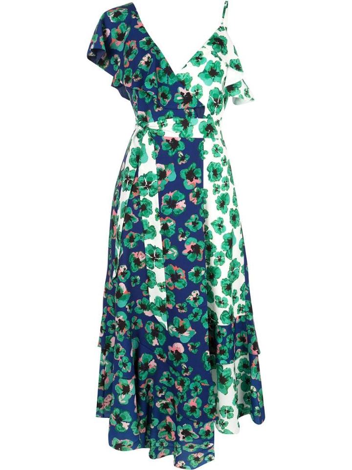 Borgo De Nor Leone Crepe Dress - Blue