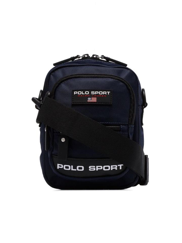 Polo Ralph Lauren Logo-printed Cross Body Bag - Blue