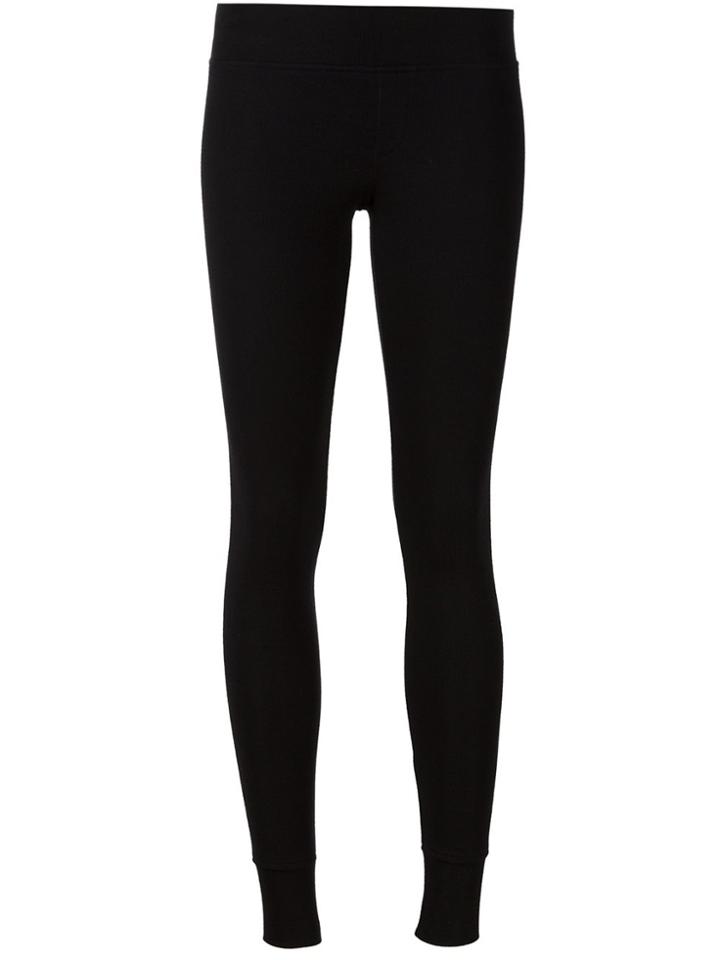 Atm Anthony Thomas Melillo Modal Rib Full Length Yoga Legging - Black
