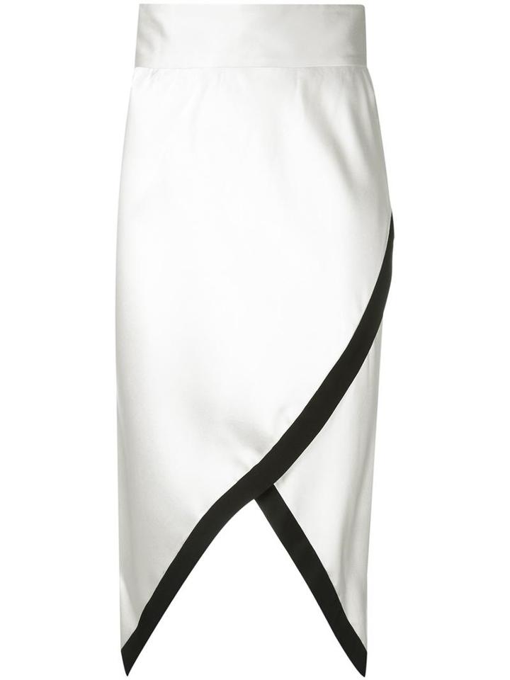 Kitx 'the Go Too' Skirt, Women's, Size: 8, White, Silk Satin
