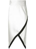 Kitx 'the Go Too' Skirt, Women's, Size: 8, White, Silk Satin