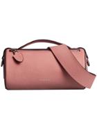 Burberry The Leather Barrel Bag - Pink & Purple