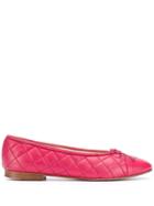 Chanel Pre-owned '1990s Quilted Ballerinas - Pink